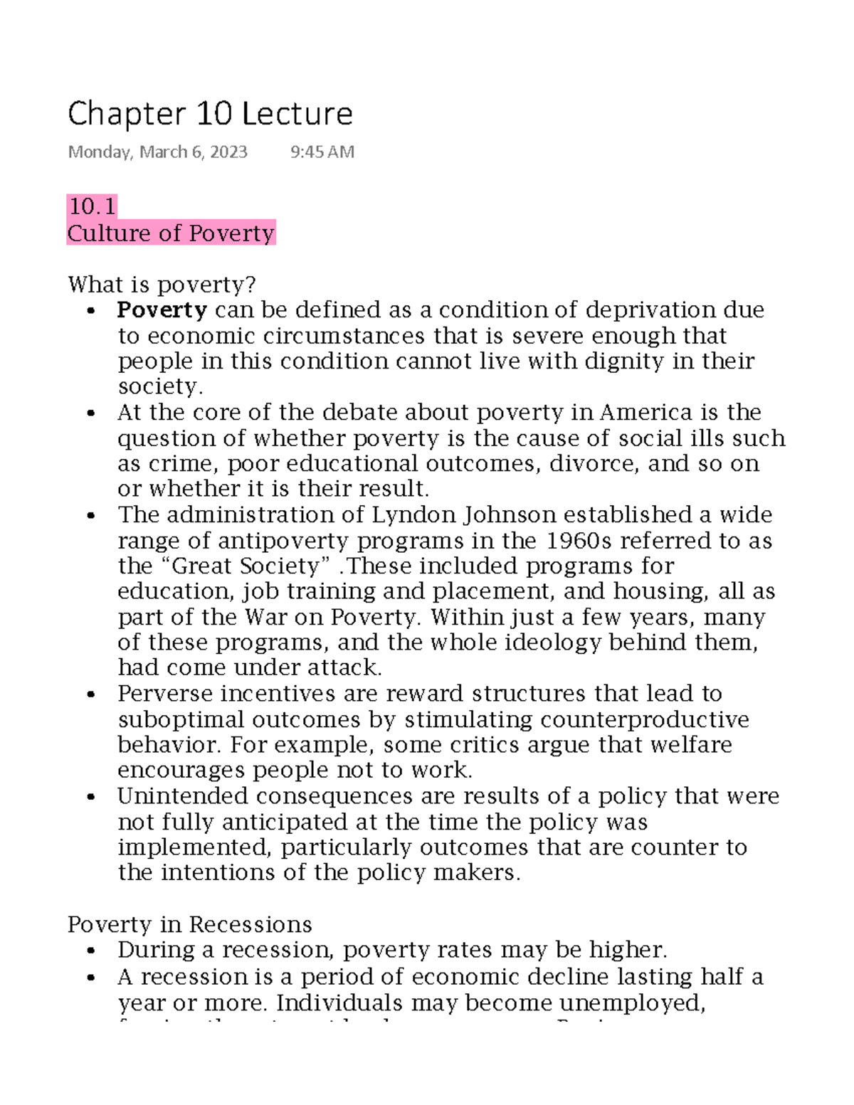 chapter-10-lecture-dennis-bledsoe-10-culture-of-poverty-what-is