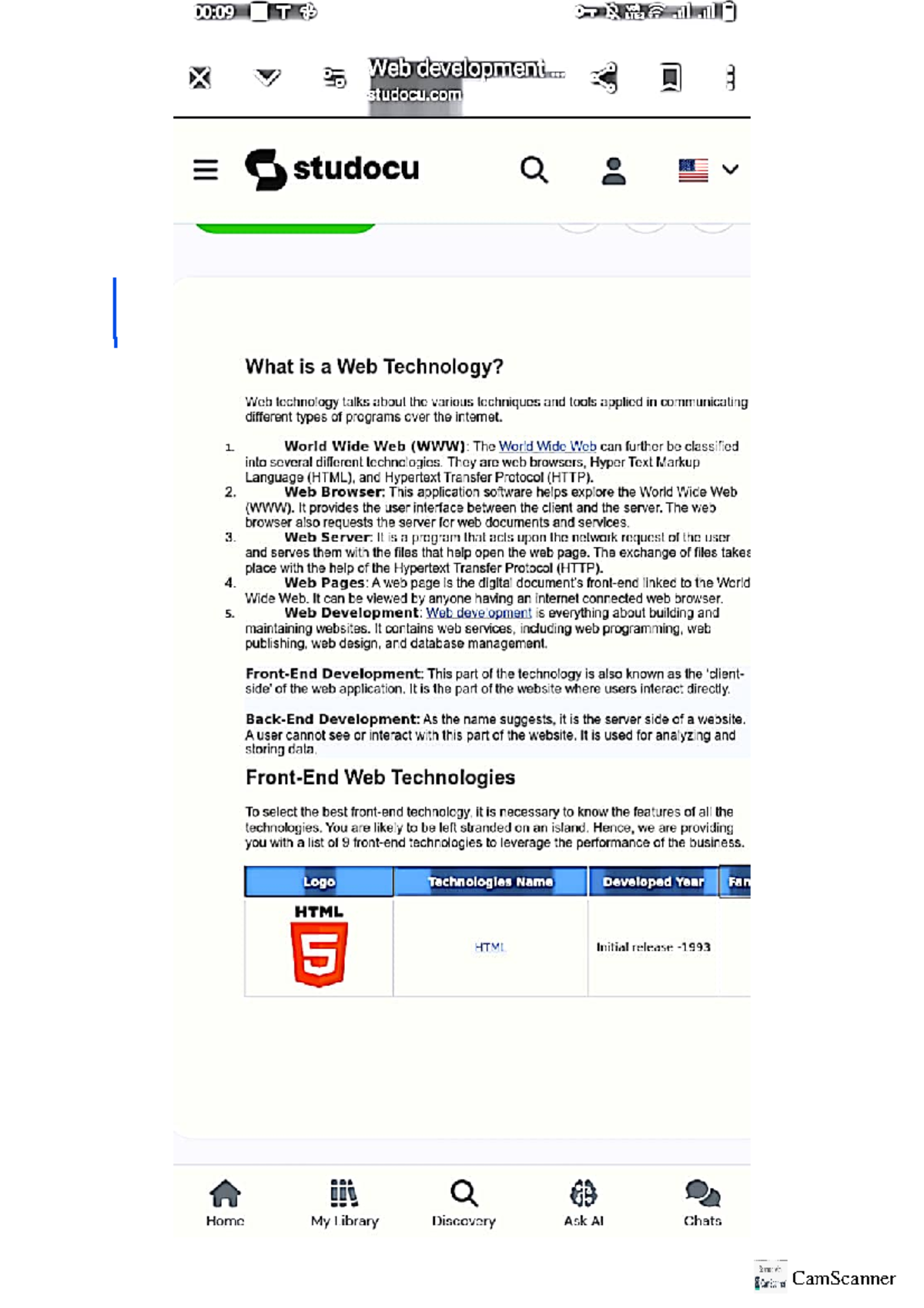 Web notes - Web developmen t - Web development studocu studocu What is ...