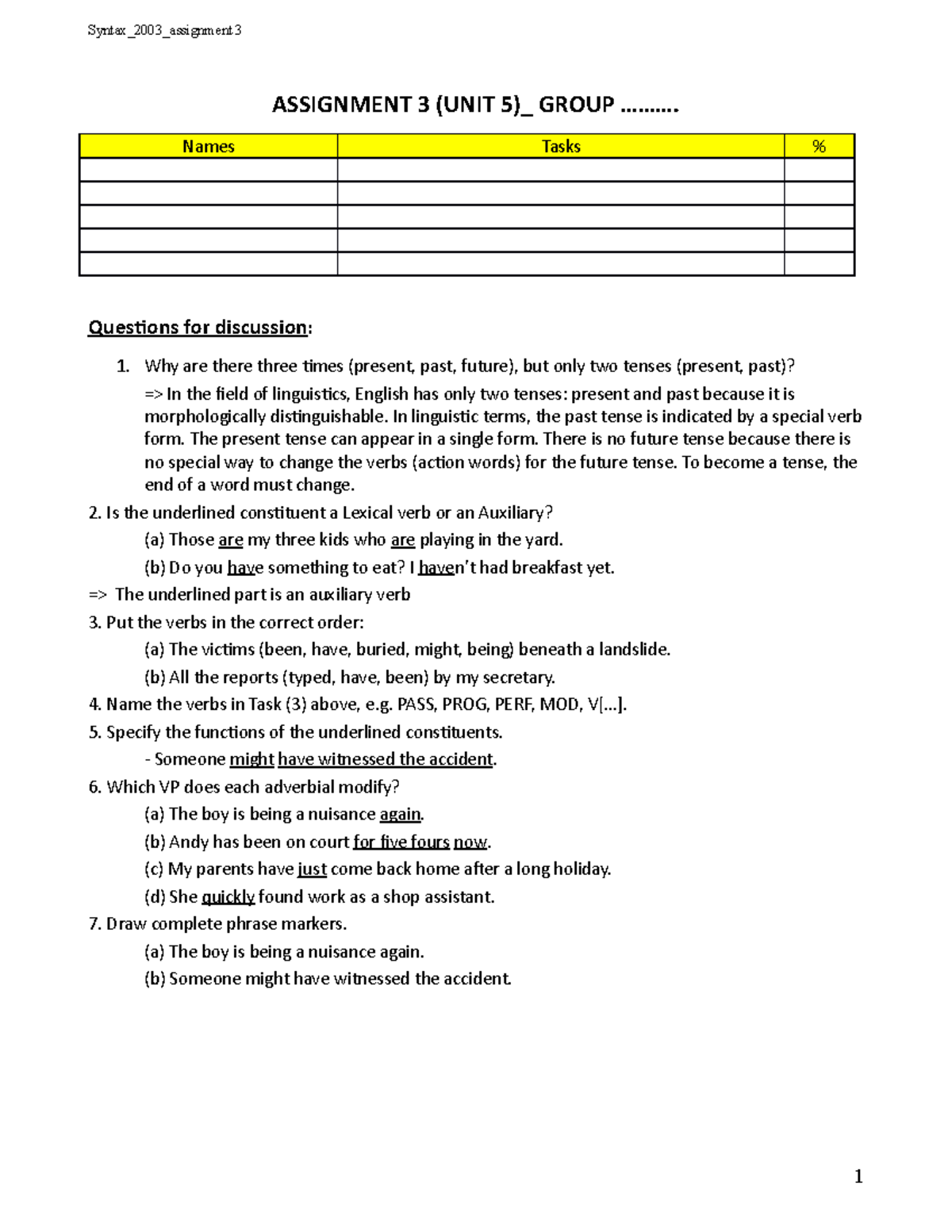 Assignment 3 unit 5 Syntax 2003 assignment 3 ASSIGNMENT 3 UNIT 5 assignment-3-unit-5-syntax-2003-assignment-3-assignment-3-unit-5