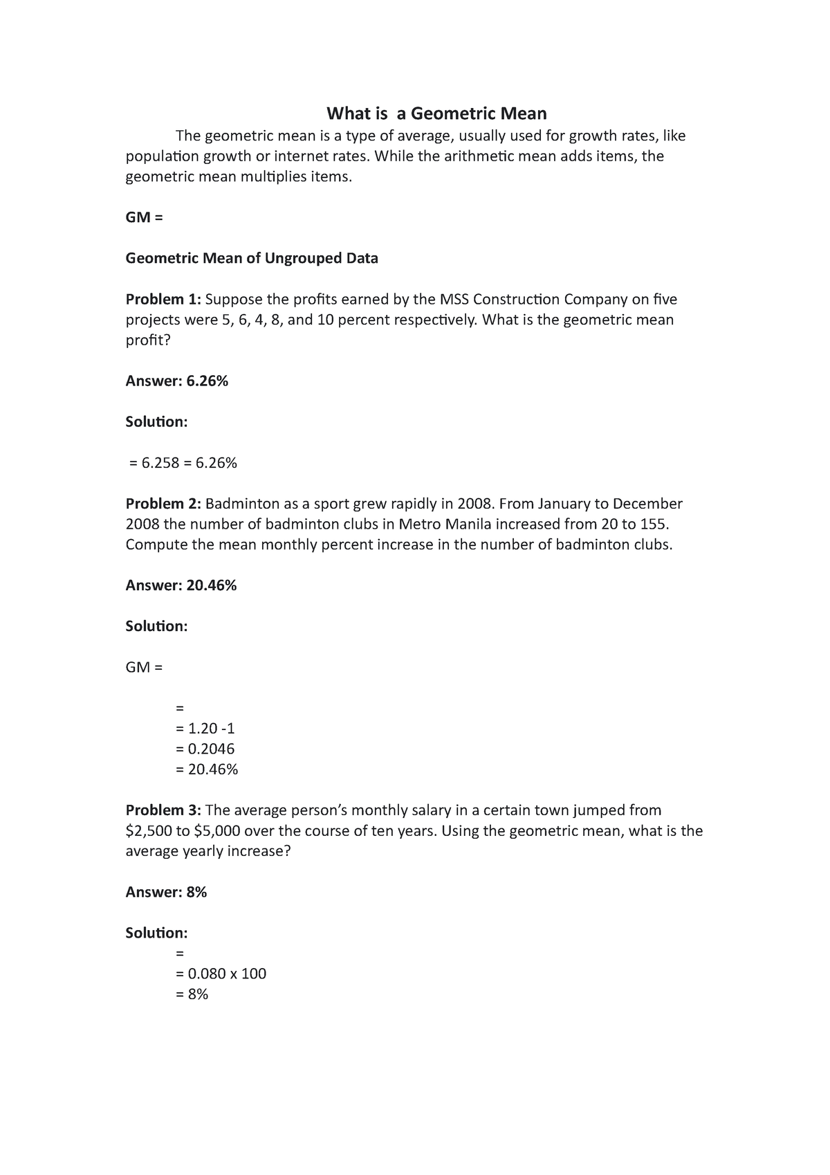 geometric-mean-for-ungrouped-data-what-is-a-geometric-mean-the