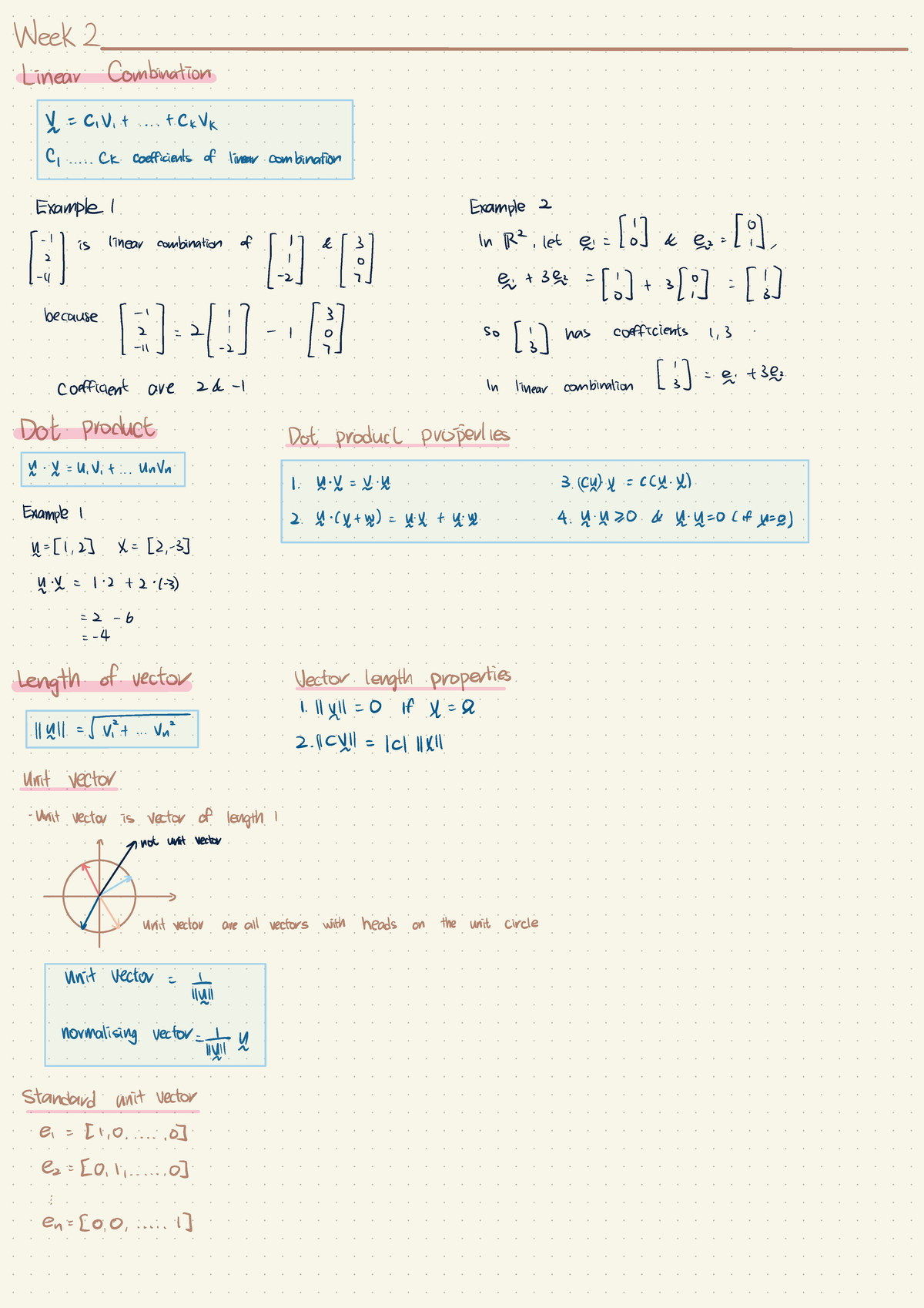 Week 2 Note - Note - MATH1002 - USyd - Studocu