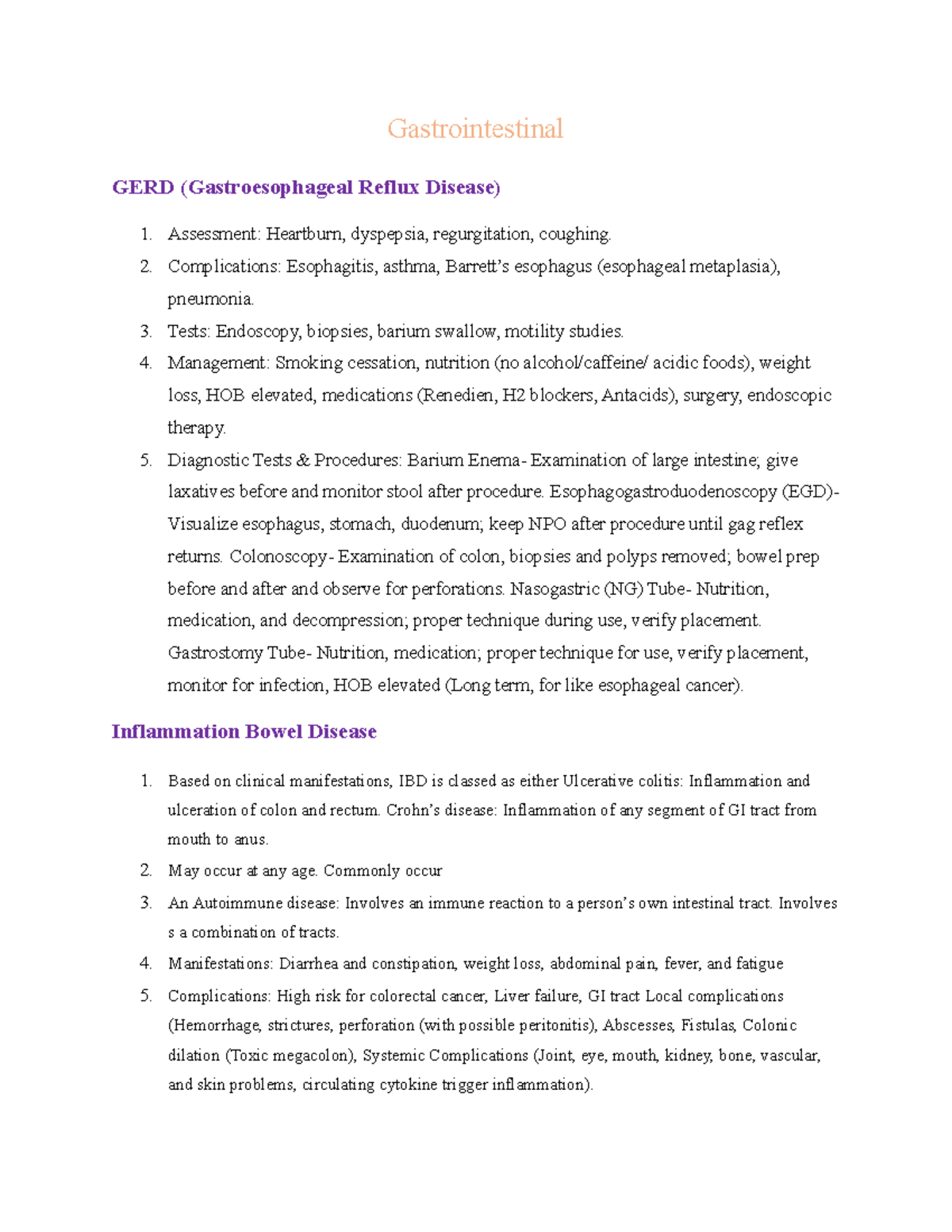 Gastrointestinal screening tool 032822 - Gastrointestinal GERD ...