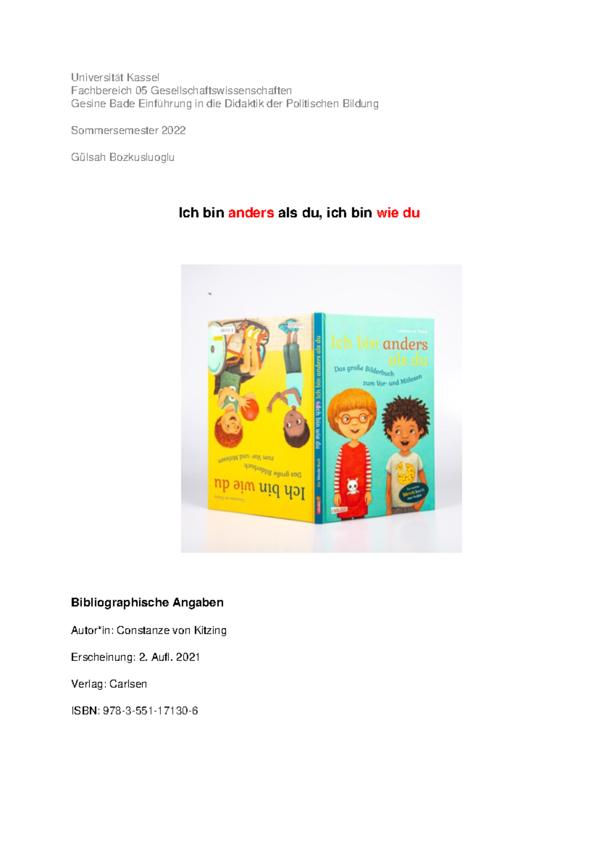 I'm Different Than You - I'm Like You: 20 Reversible Picture Cards About Diversity For Kindergarten & Elementary School