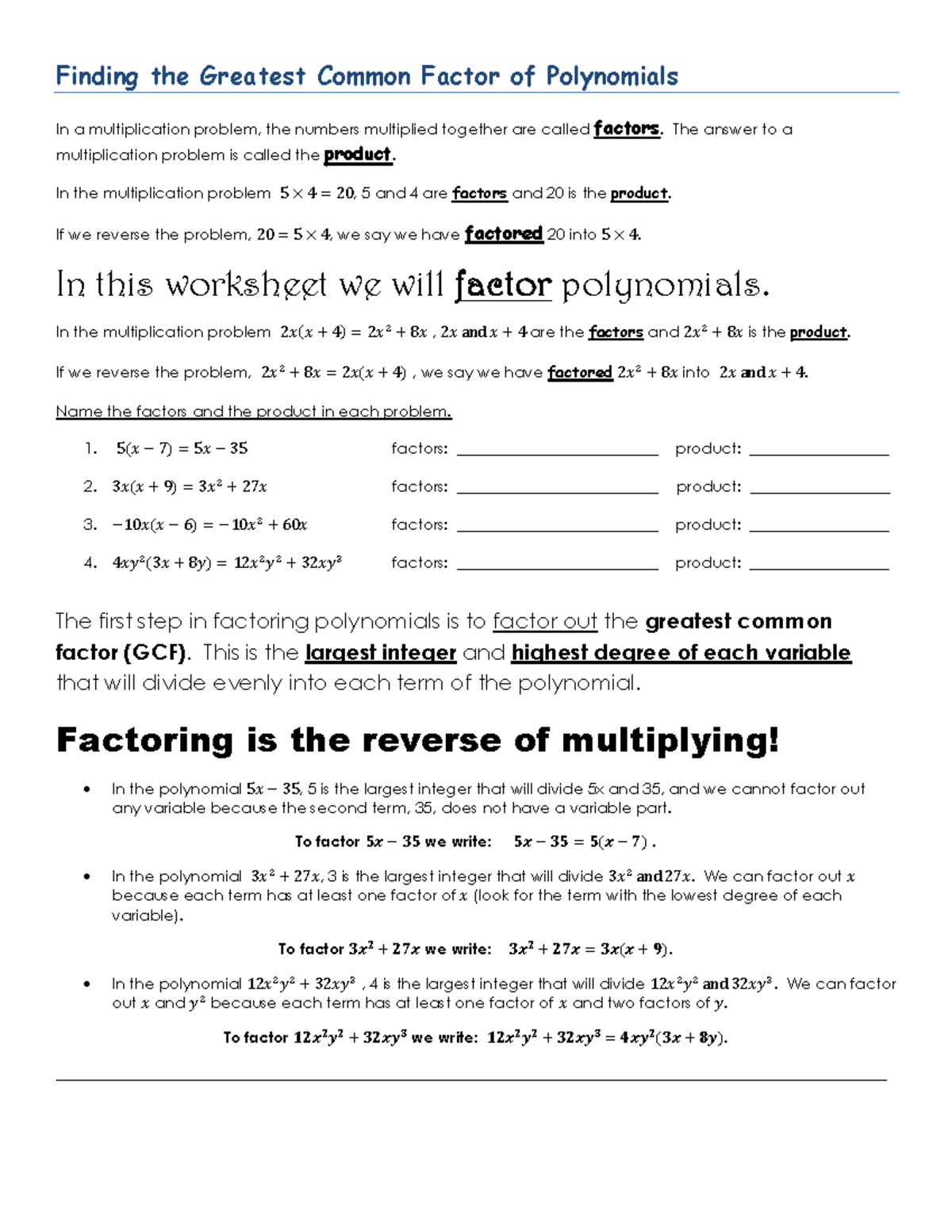 how-to-solve-math-problems-gcf-polynomilas-in-a-multiplication