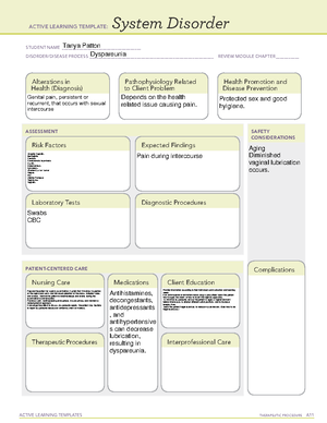 ATI system disorder- Hypothyroidism - ACTIVE LEARNING TEMPLATES System ...