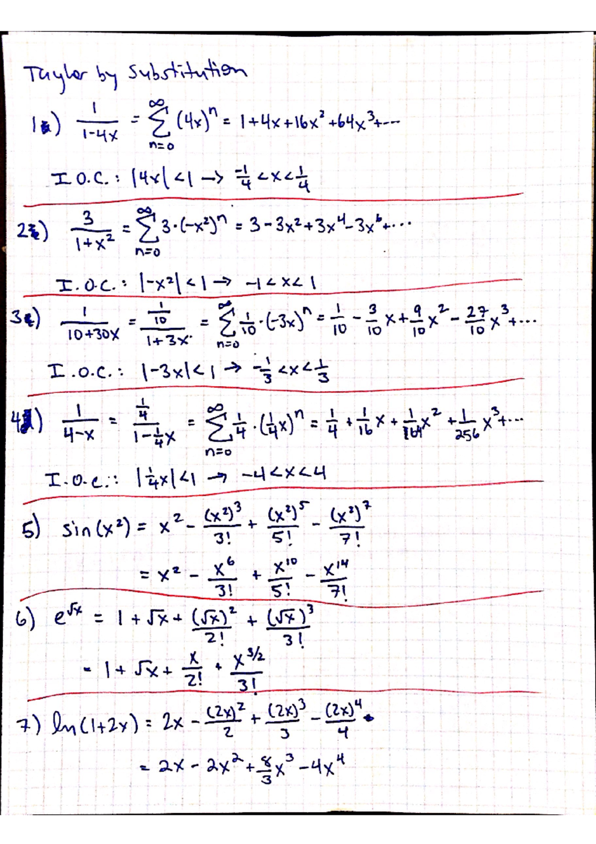 3-Substitution Answers - MATH 1342 - Studocu