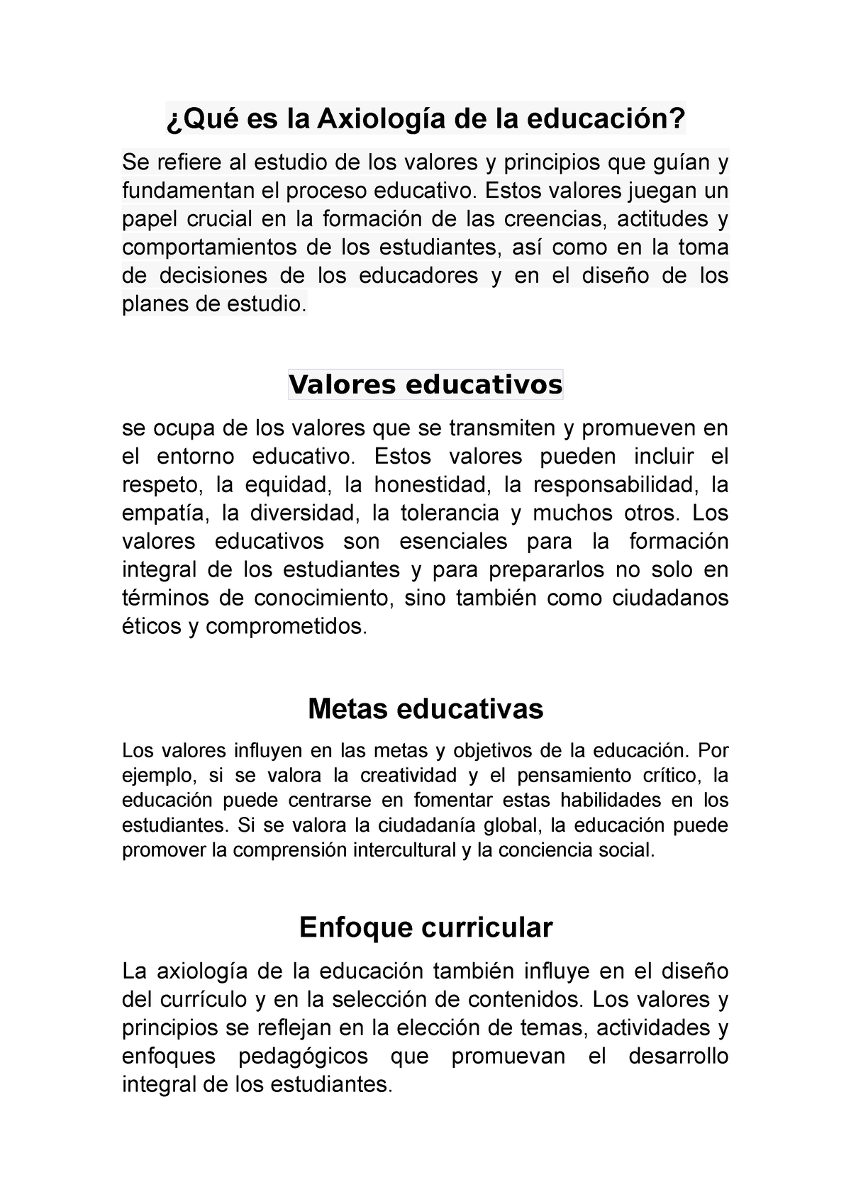 Qué Es La Axiología De La Educación ¿qué Es La Axiología De La Educación Se Refiere Al 8518