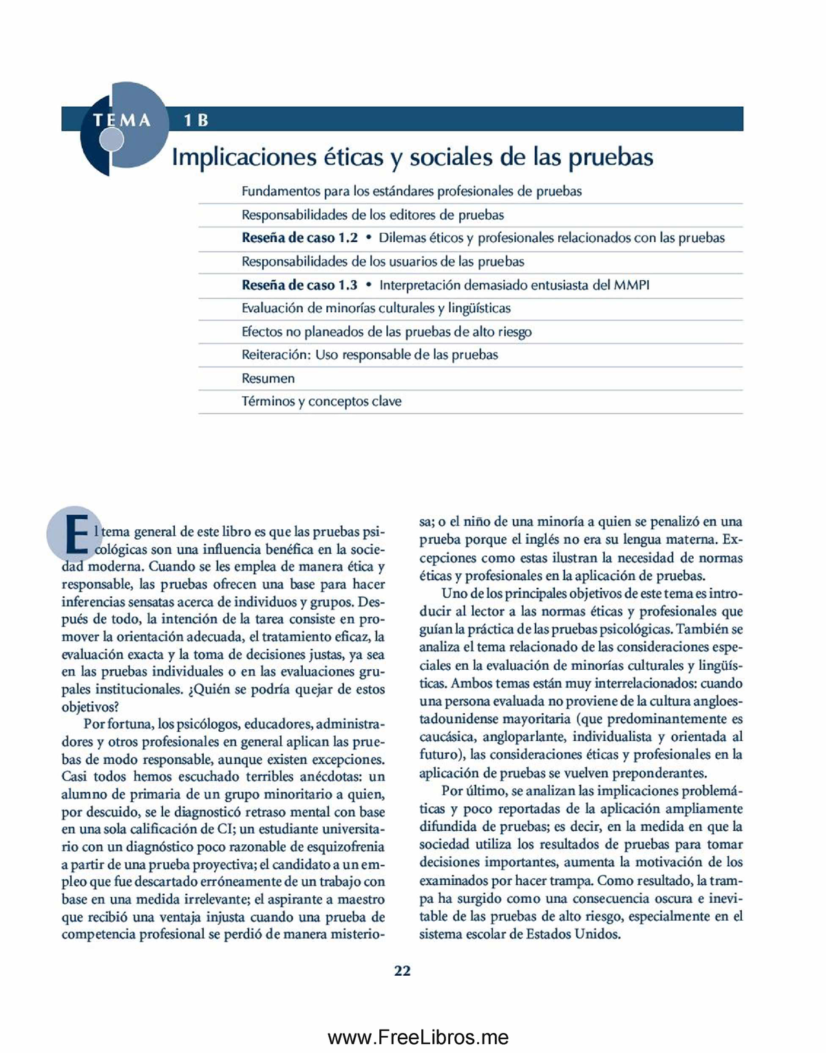 Implicaciones Eticas Y Sociales De Las Pruebas - TEMA 1 B Implicaciones ...