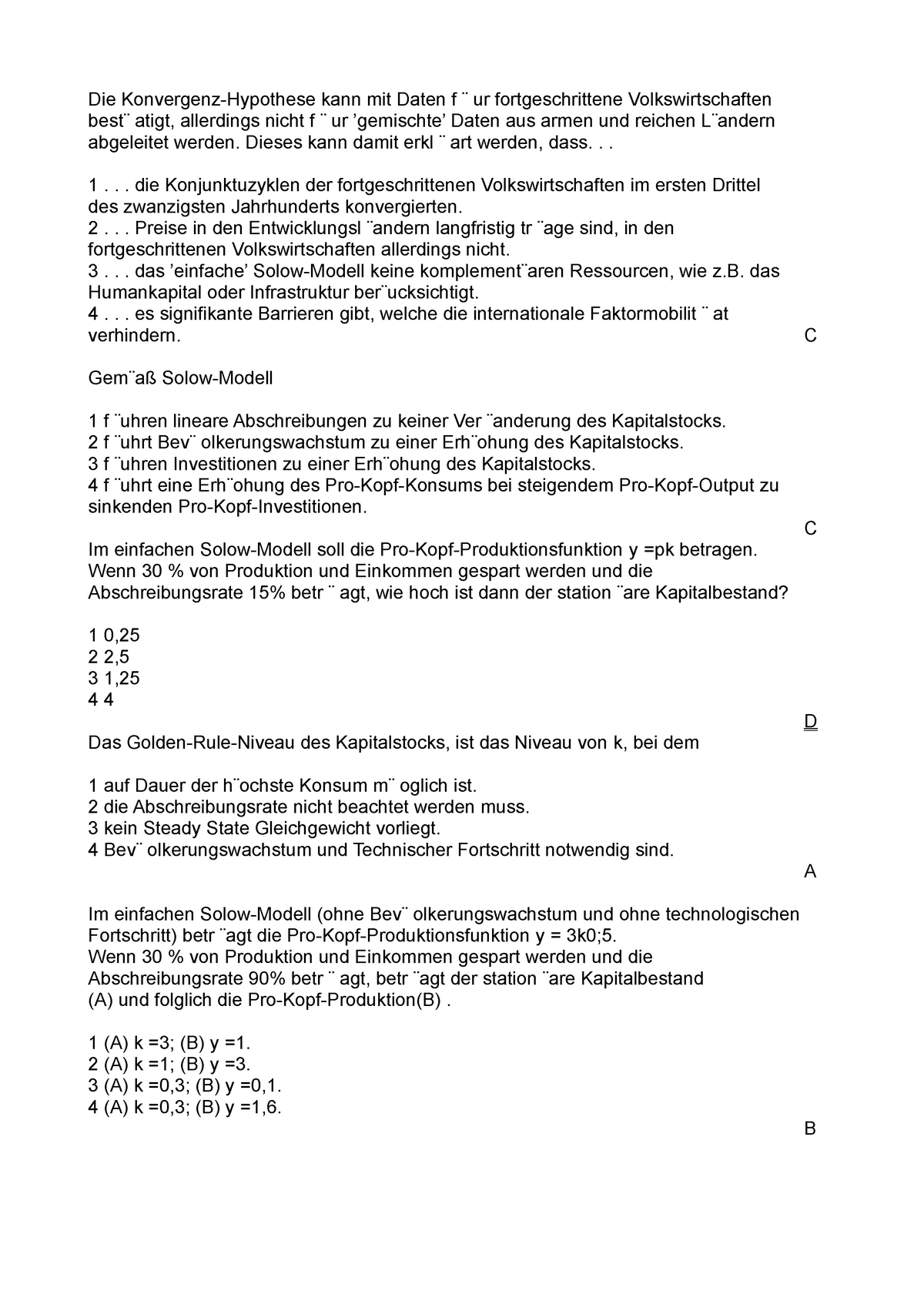 Klausur- und Übungsfragen Sammlung Makroökonomik bis 2014-1 - Die ...