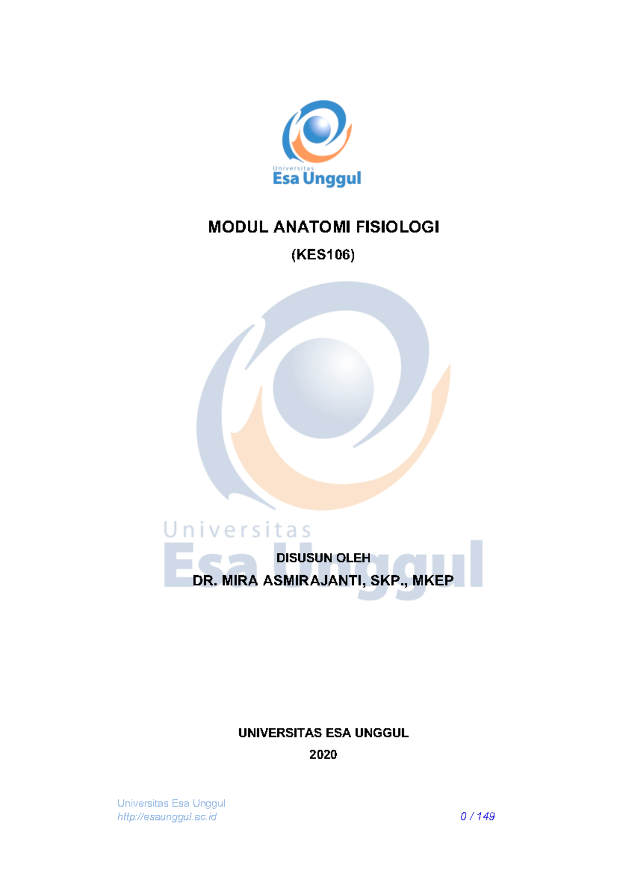 Modul Anatomi Fisiologi - Universitas Esa Unggul MODUL ANATOMI ...