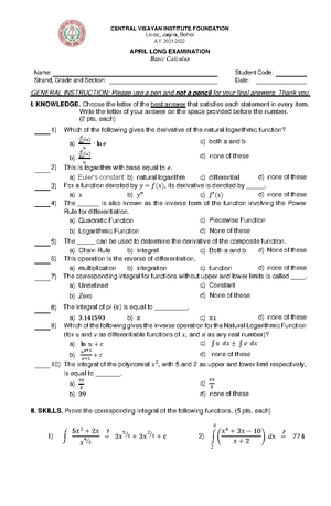 Module-4 - Differential Calculus - Module 4 ( Polynomial Curves ...