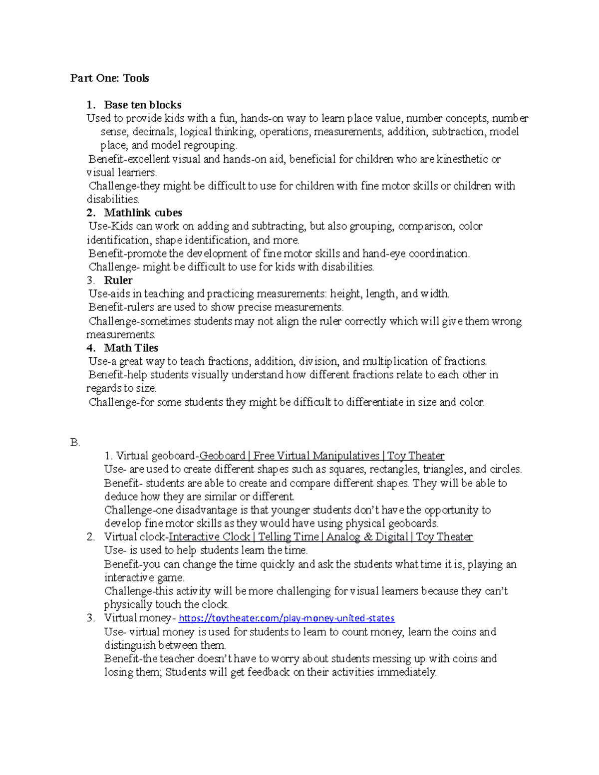 methodology math t assignment