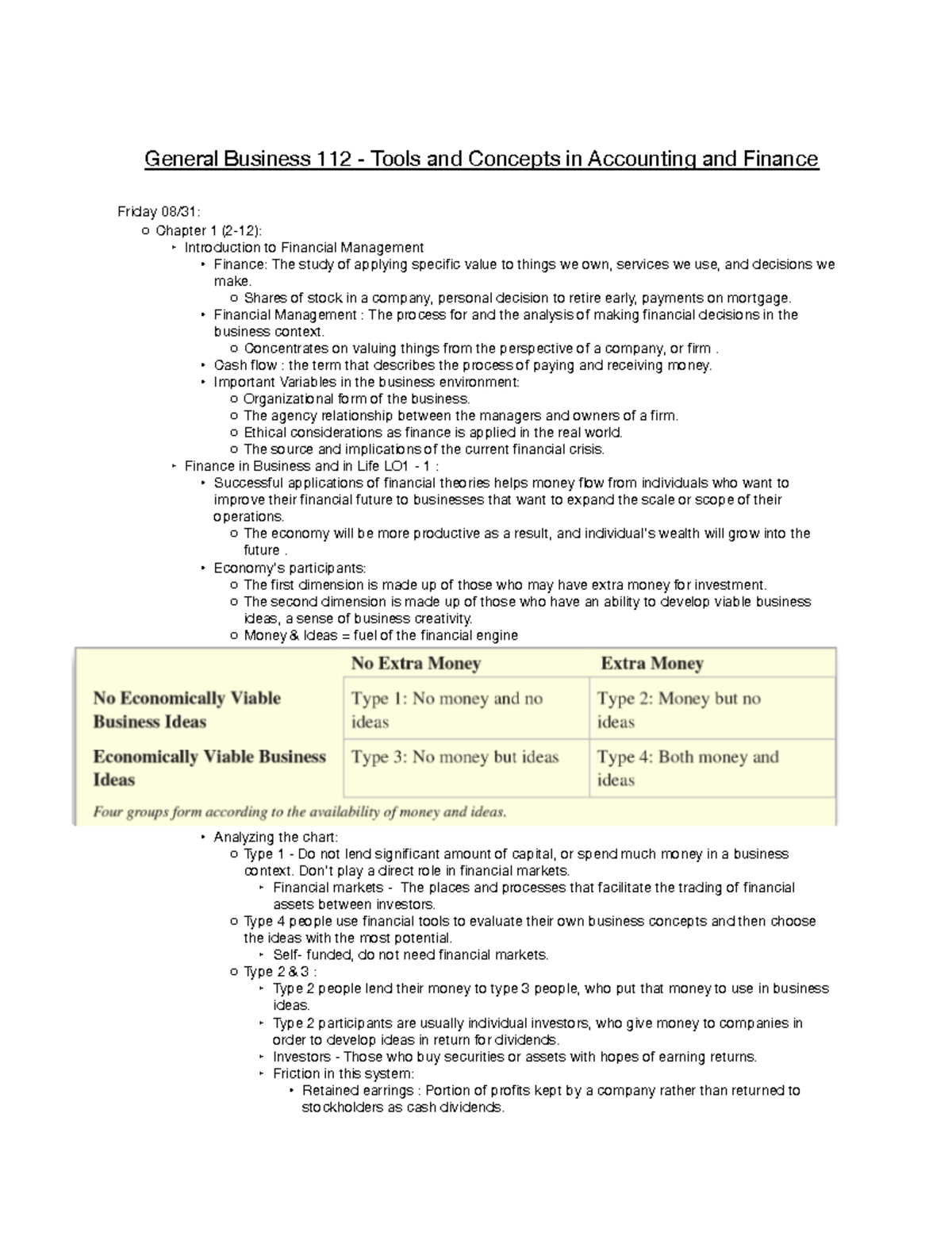 Legal And Ethical Environment Of Business Notes - General Business 112 ...