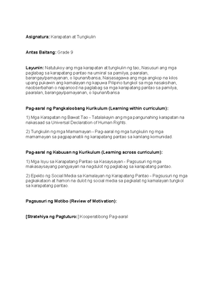 Annex A Modified ALS AF2 1 - Date : : Last Name • Address: Barangay ...