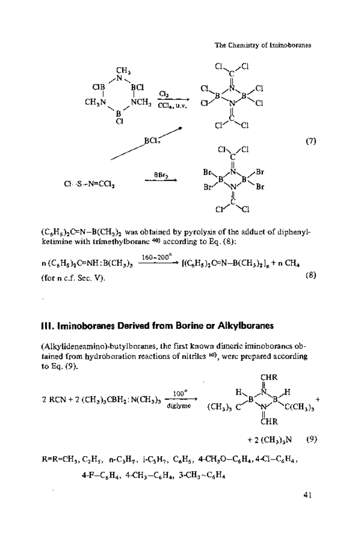 Inorganic Analytical Chemistry Notes-22 - CH / N O B BCI I I C C H S N ...