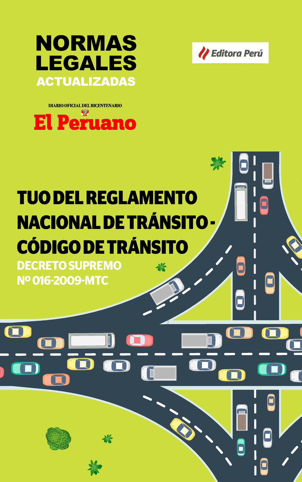 Tuo Del Reglamento Nacional De Transito Codigo De Transito Ds N