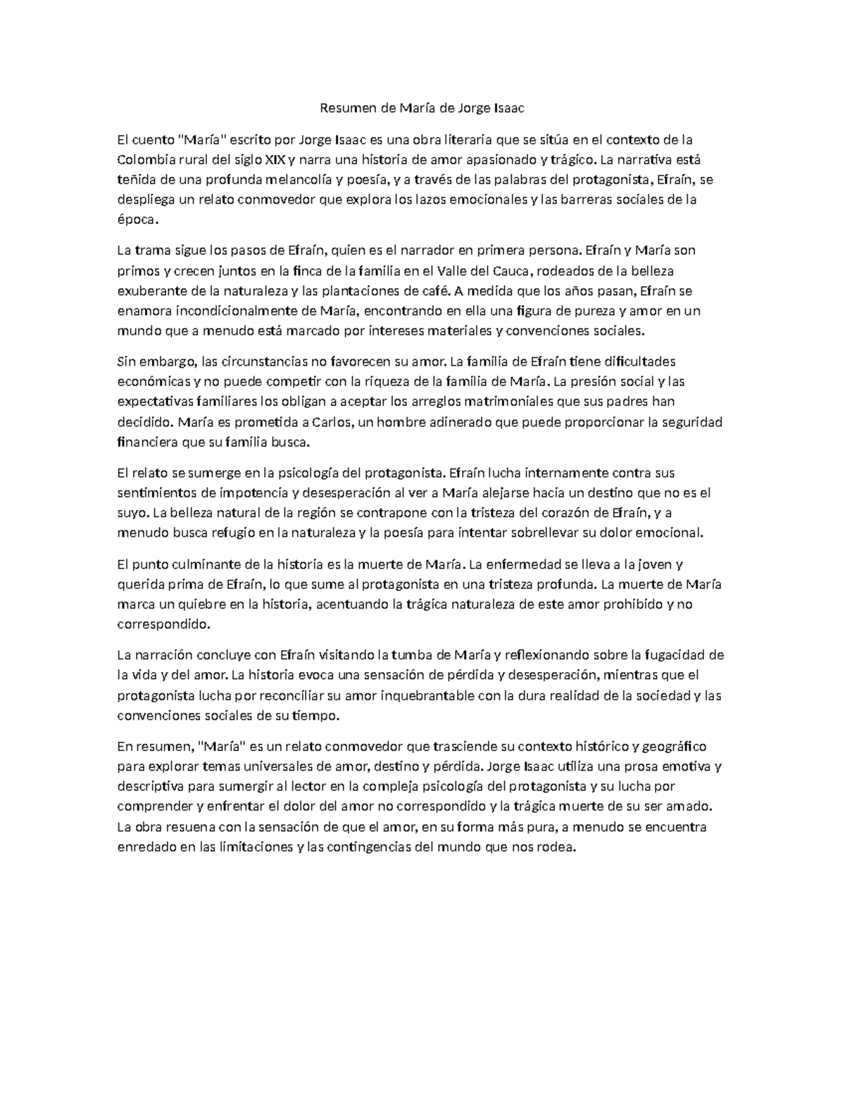 Resumen de Mar a de Jorge Isaac - Thumb 1200 1553 