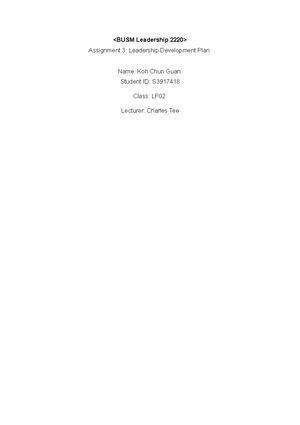Critical reflection - Leadership “Leadership Research and Critical ...