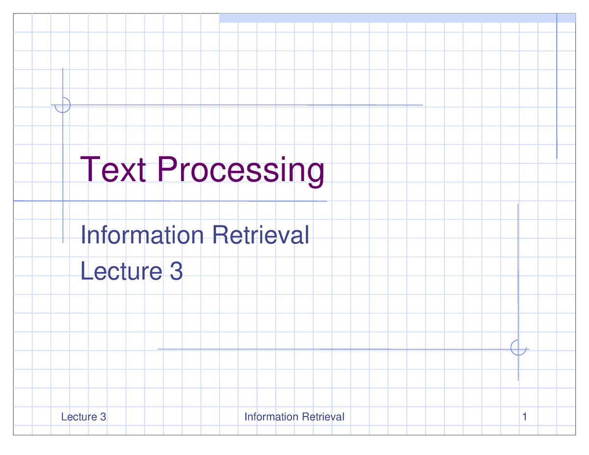 03Text-Processing - Good - Advanced Database Technologies - Studocu