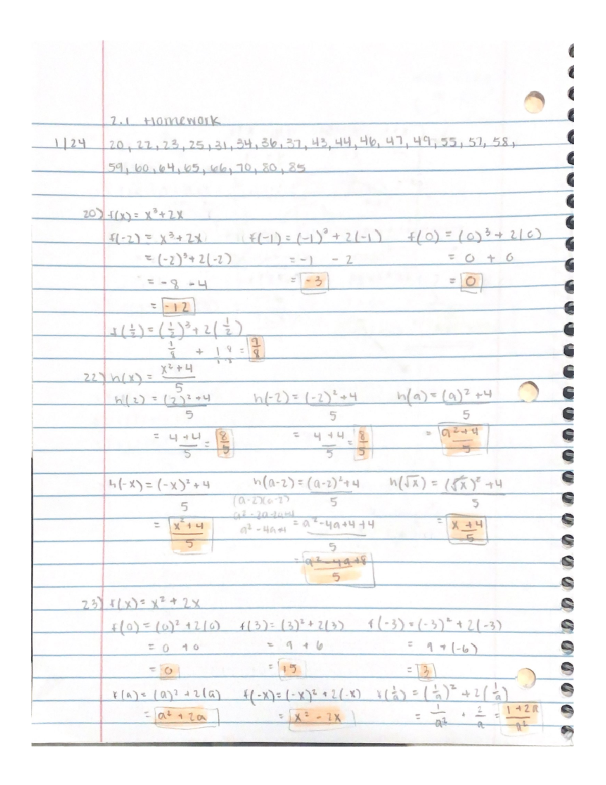 2.1 homework problems - MATH 1041 - Studocu