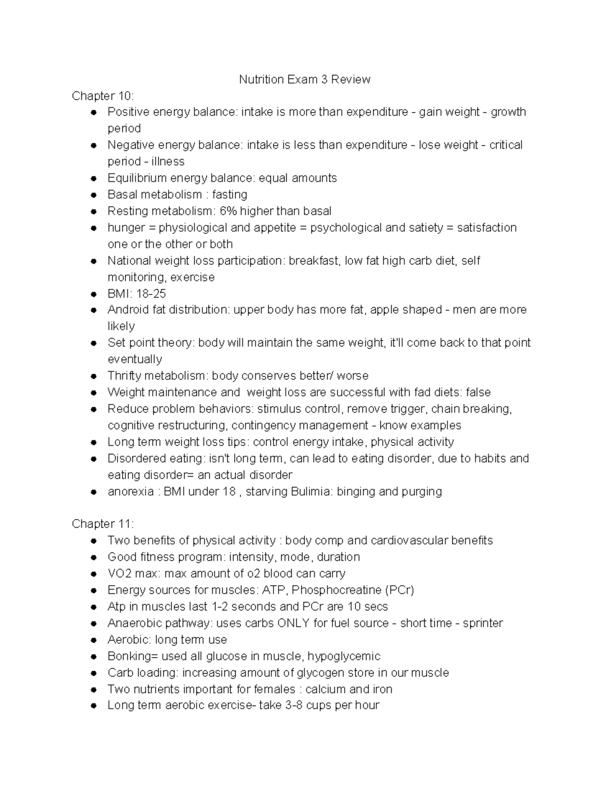 Nutrition exam 3 rasmussen picture
