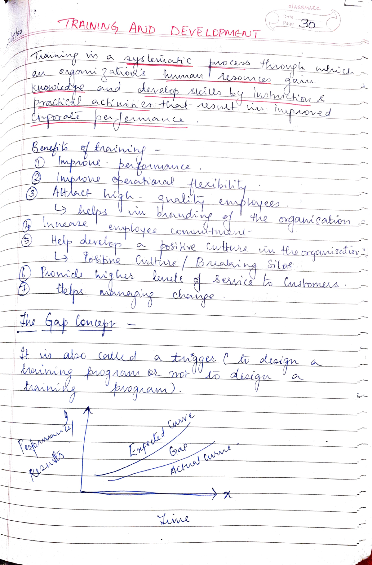 HRM Notes 3 - Training And Development - Human Resource Management ...