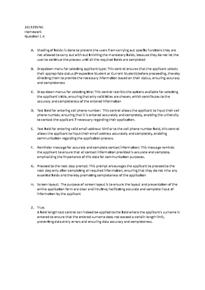 Auditing questions 1 - EACG2708 - 2019399761 Homework Questions 1 ...