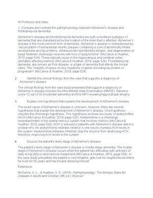 NR507 Week 1 - Lecture notes Week 1 - NR507 Advanced Pathophysiology ...