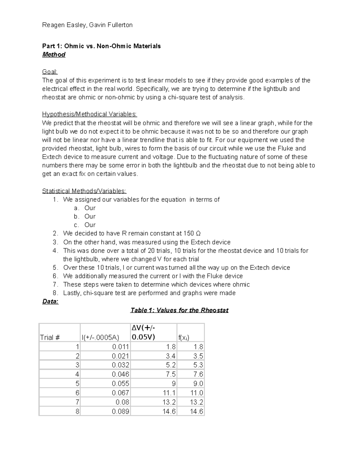 Lab 5 graded notes - Physics II Lab (PHY 105N) for PHY 302L Spring 2022 ...