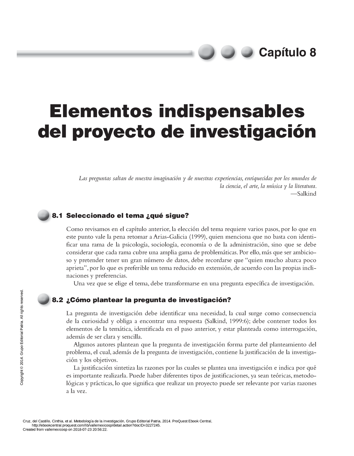 Elementos Indispensables Del Proyecto De Elementos Indispensables Del