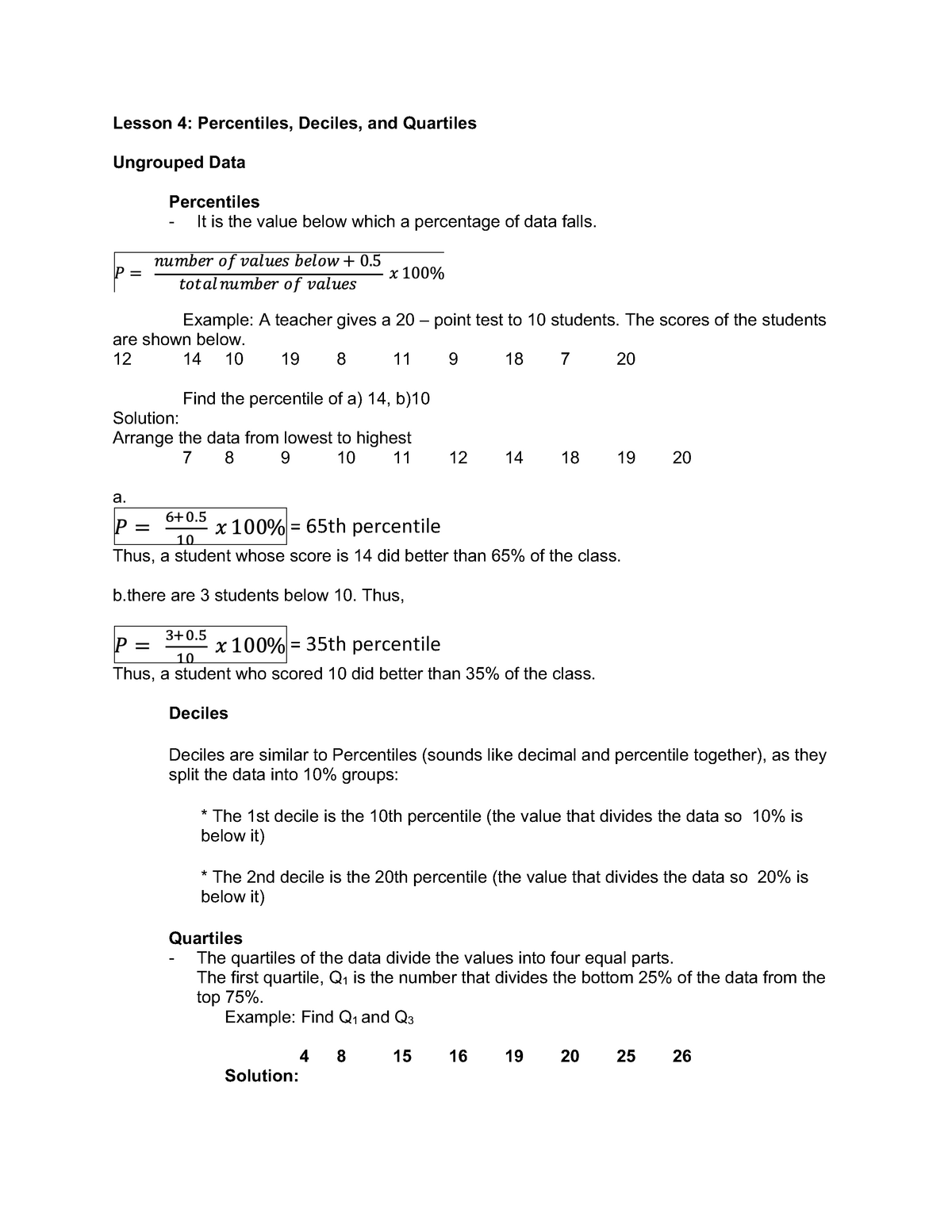 lesson-4-psychological-statistics-lesson-4-percentiles-deciles-and