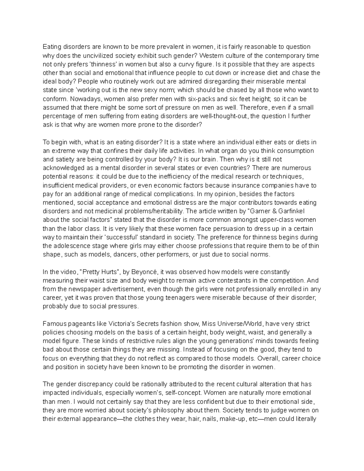 The Role Of Social Identity In Eating Disorder - Eating disorders are ...