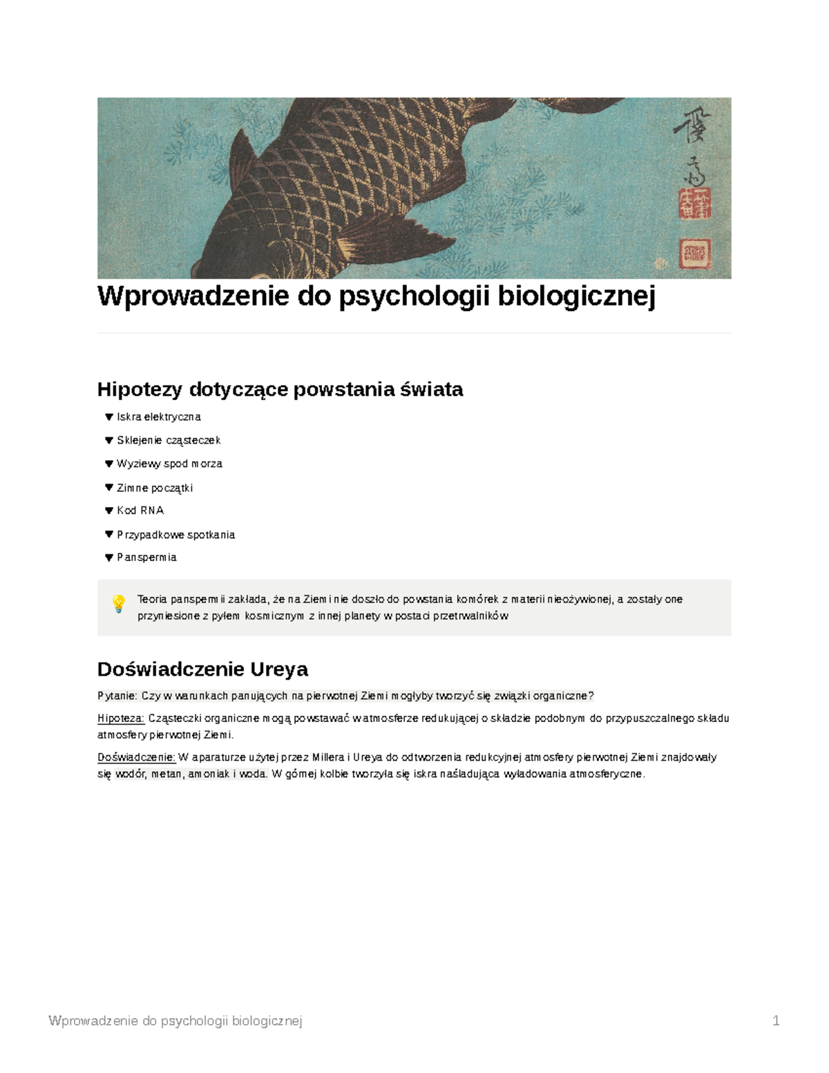 Wprowadzenie Do Psychologii Biologicznej - Wprowadzenie Do Psychologii ...