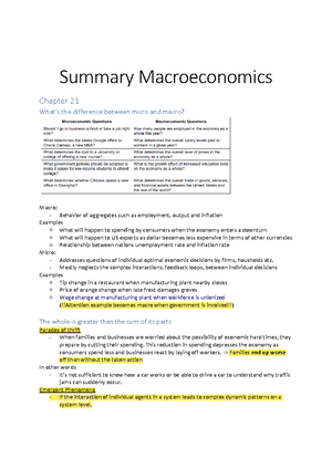 2022-05-19 Class Notes Macro - Macroeconomics Intro To Macro LO ...