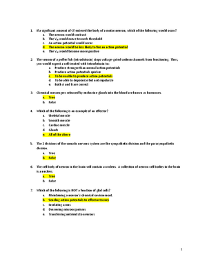 Multiple Choice Questions - Chapter 20 The Heart Multiple Choice ...