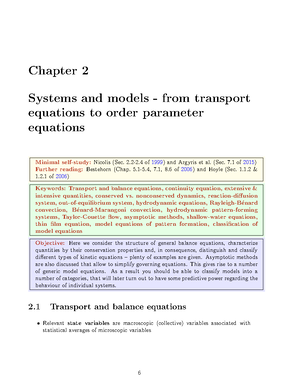 Nlp2thiele ss2022 script cha4 - Chapter 4 Weakly non-linear theory and ...