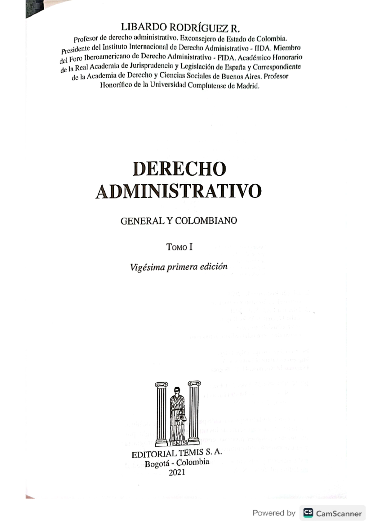 Lectura Primer corte -Administrativo General -Libardo Rodriguez ...