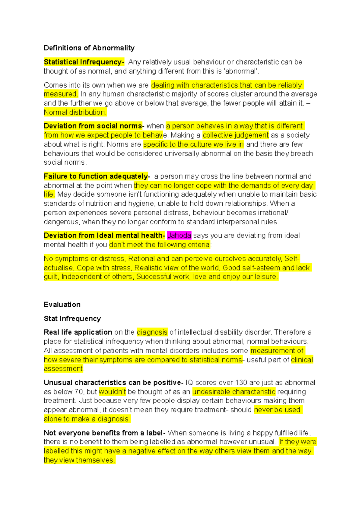 abnormality-definitions-of-abnormality-statistical-infrequency-any