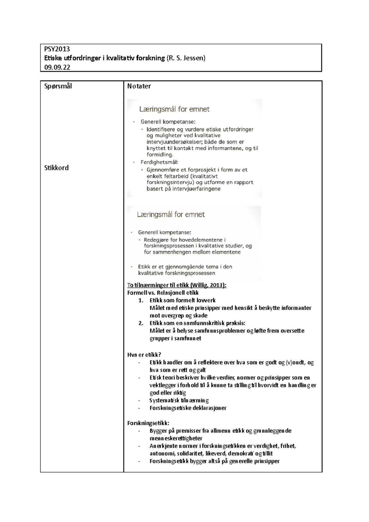 Forelesning 3 - Etiske Utfordringer - PSY Etiske Utfordringer I ...