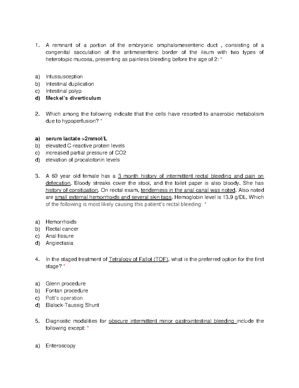 Medical of Vascular and interventional radiology exam part 3 A