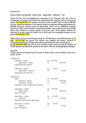 ACCT2011 Accounting for Corporations Trimester 3A 2023 Singapore Campus ...