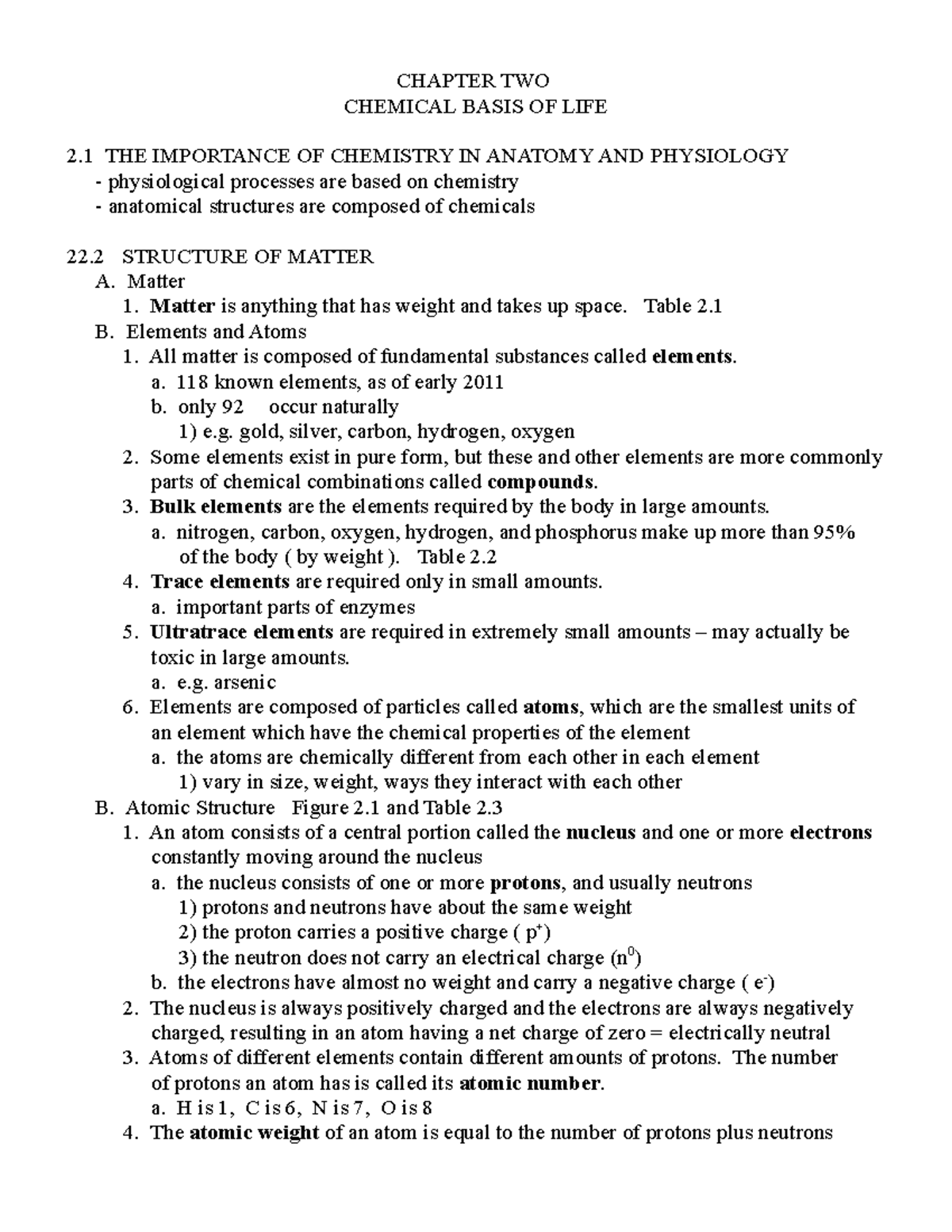 chapter-two-225-chapter-two-chemical-basis-of-life-2-the-importance