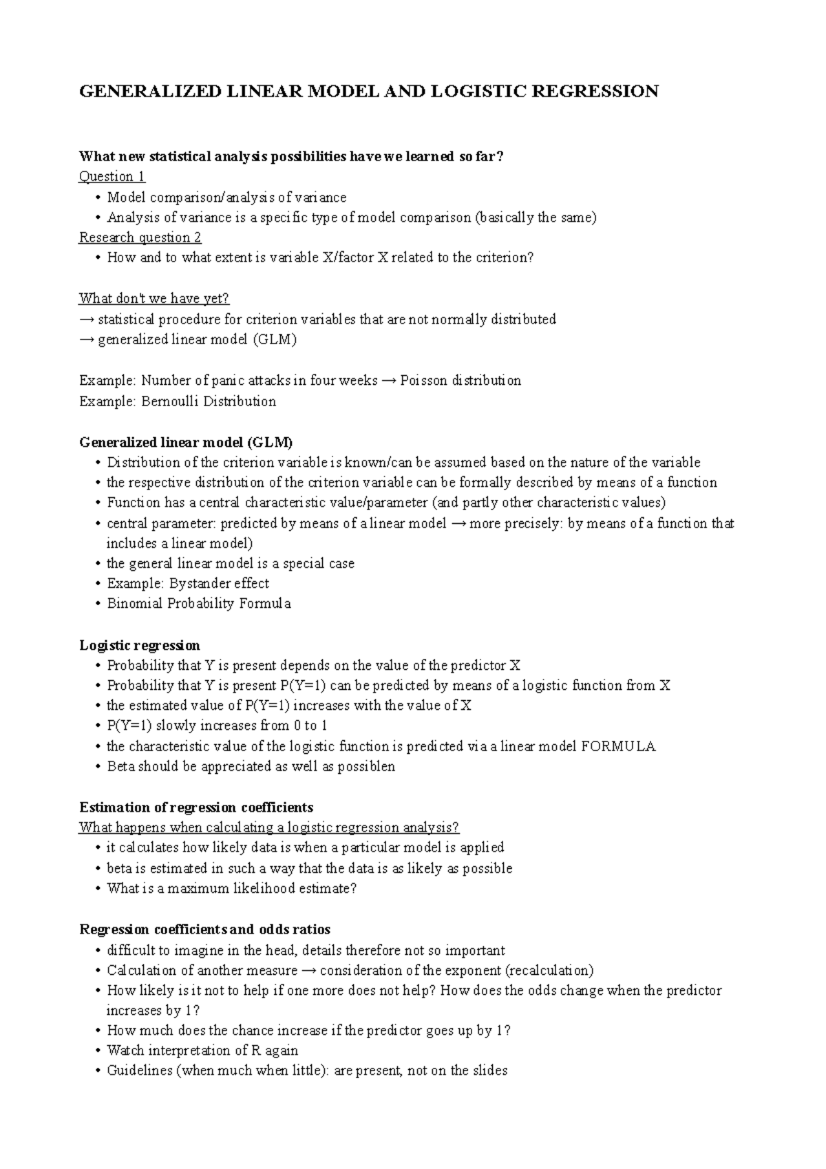 statistics-summary-22-generalized-linear-model-and-logistic-regression