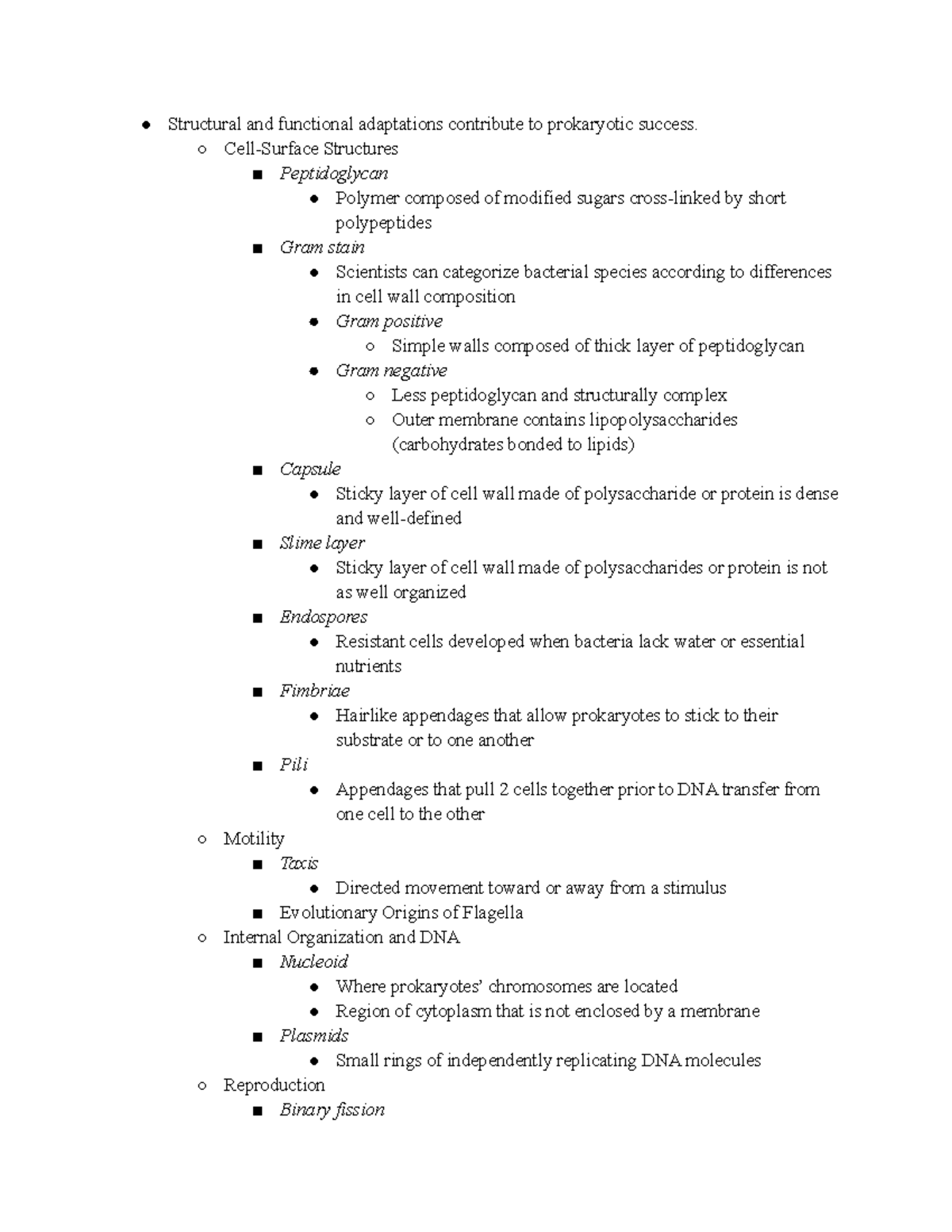 27 - Bacteria and Archaea - Campbell Biology - Structural and ...