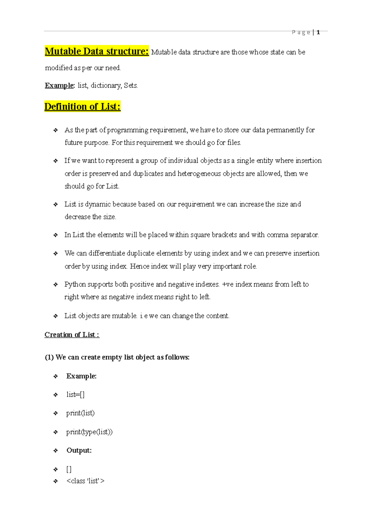 Computer network 3 - Mutable Data structure: Mutable data structure are ...