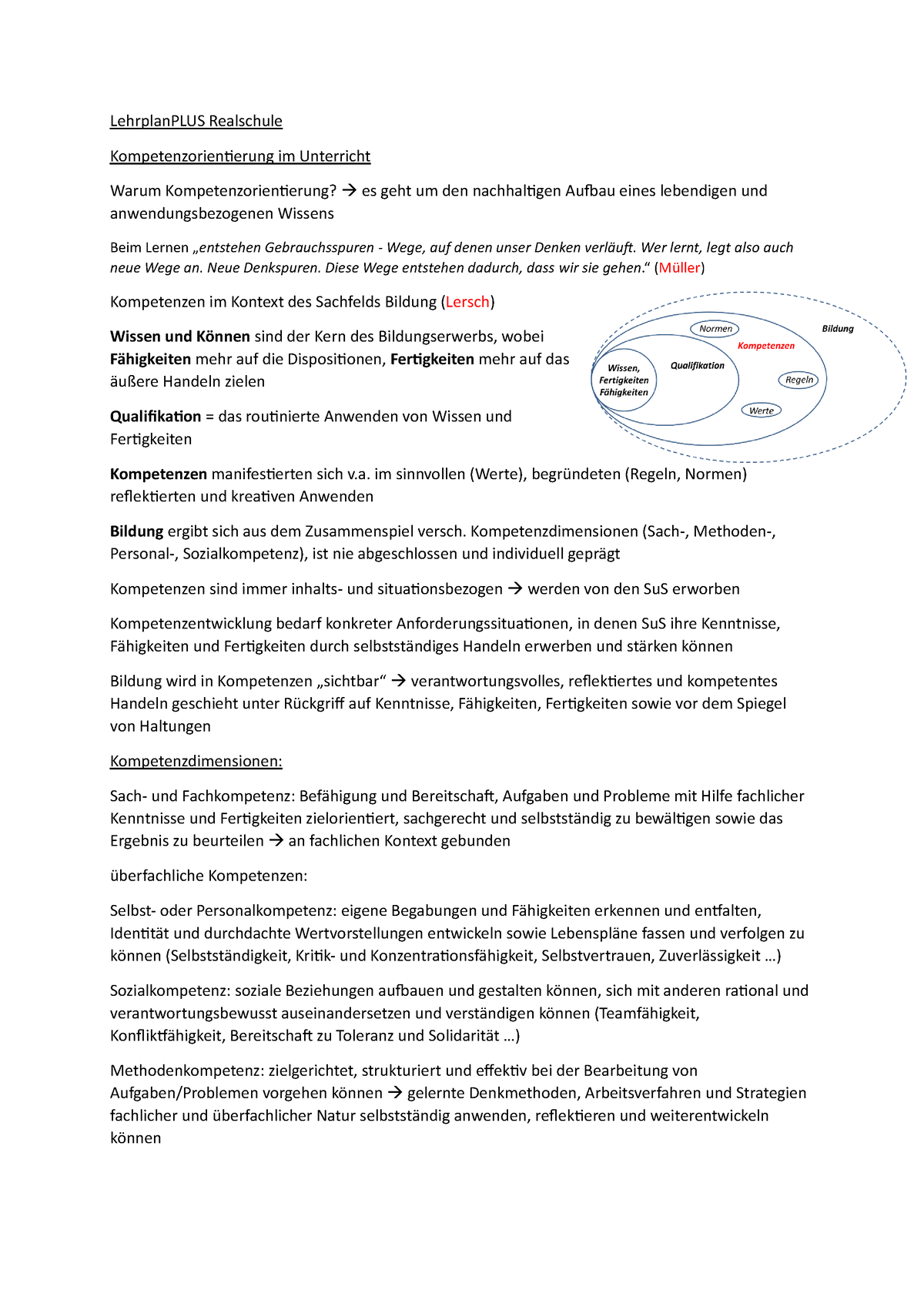 Lehrplan Plus Realschule Lehrplanplus Realschule Kompetenzorientierung Im Unterricht Warum