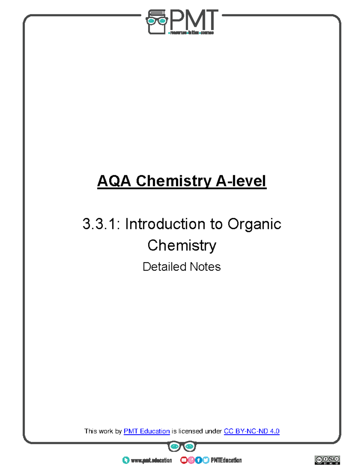 3.1. Introduction To Organic Chemistry - Bit/pmt-edu-cc Bit/pmt-cc AQA ...