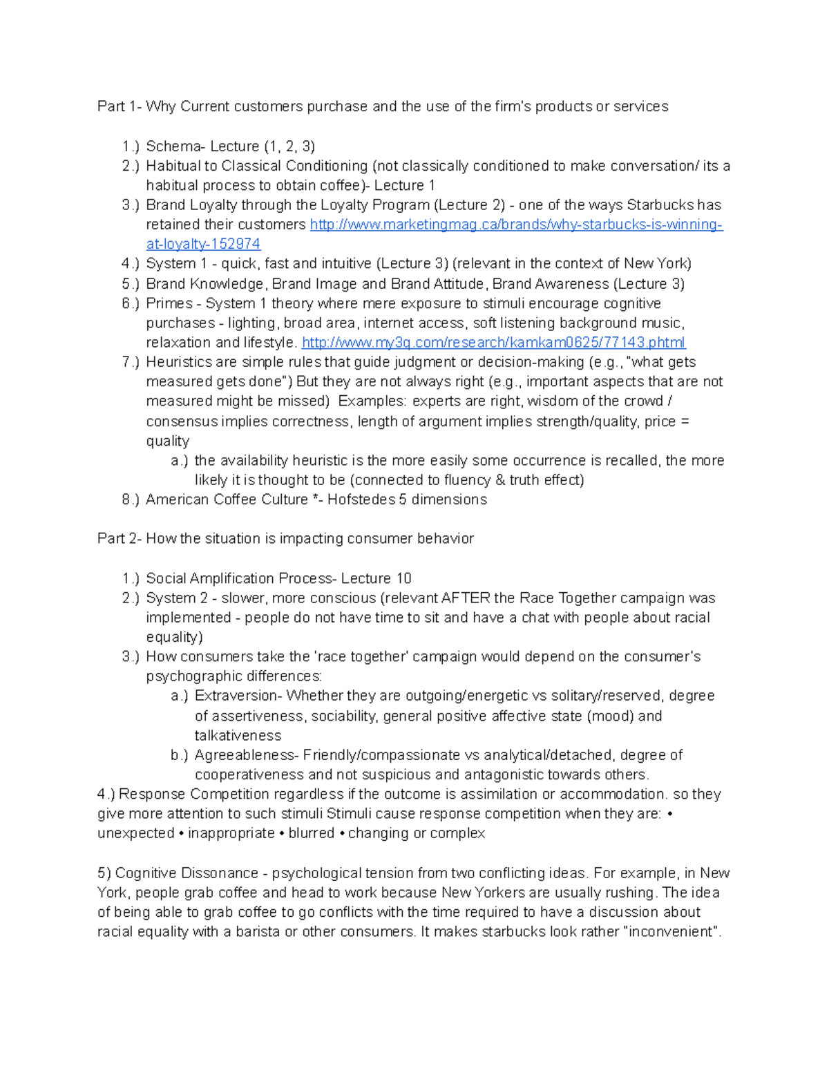 CB Theories - Part 1- Why Current customers purchase and the use of the ...