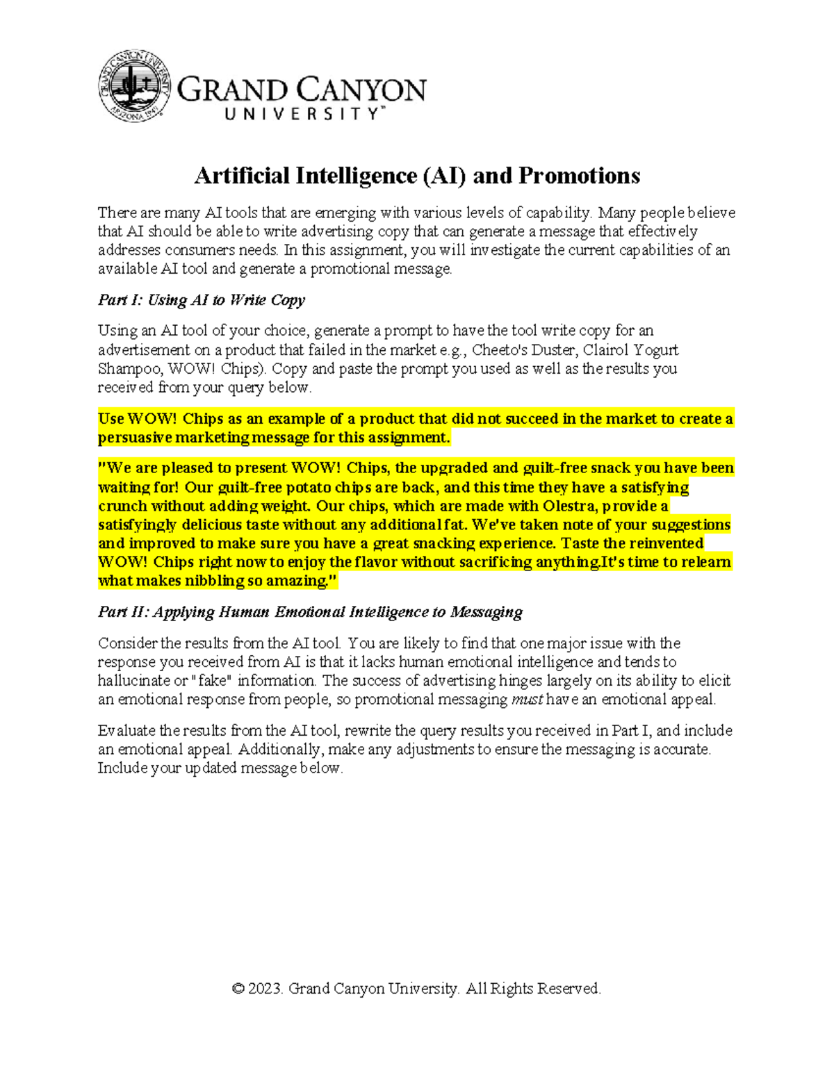 Al promotion - Artificial Intelligence (AI) and Promotions There are ...