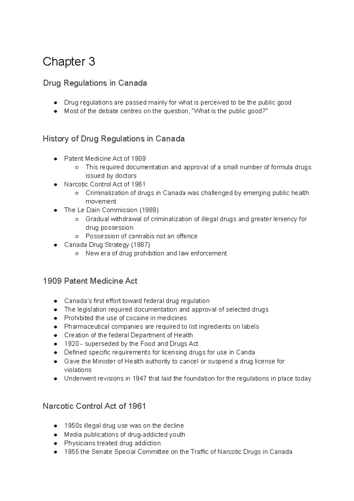 hpro2255-chapter-3-lecture-notes-chapter-3-drug-regulations-in